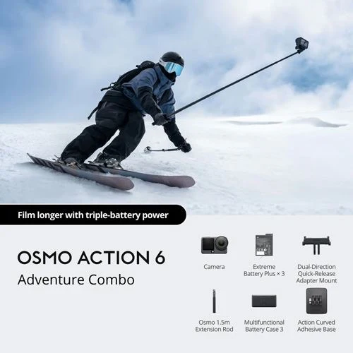 Action Cam DJI Osmo Action 6 - Adventure Combo - Image 7