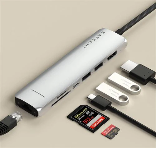 Adaptador 7-em-1 USB-C Slim Multiportas Satechi ST-P7SM - Image 5