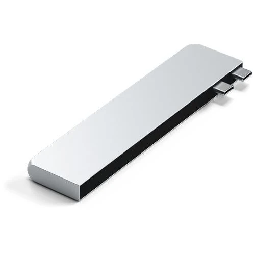 Adaptador Dual USB-C HUB Satechi Pro Hub Slim ST-HUCPHSS - Silver - Image 3
