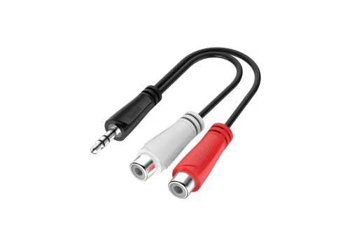 Adaptador Hama 2x RCA Jack 3.5mm (200350)