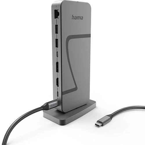 Adaptador HUB Hama 00200200 Multiportas USB-C 8K PD140W 10 em 1