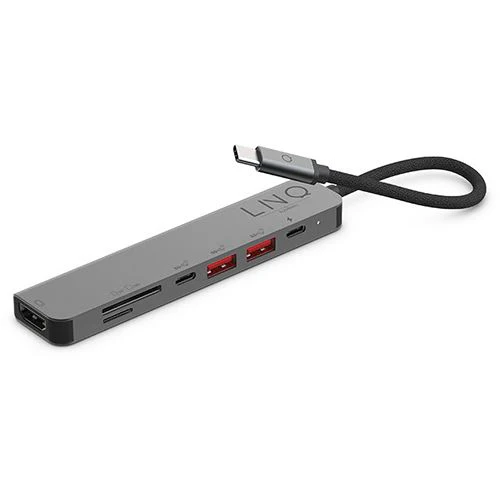 Adaptador HUB USB-C LINQ 7 em 1