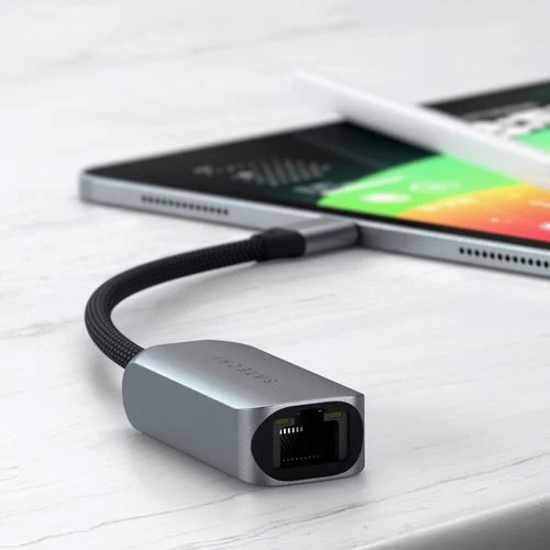 Adaptador Satechi ST-AE25M USB-C para Ethernet RJ45 2.5 Gigabit - Image 8