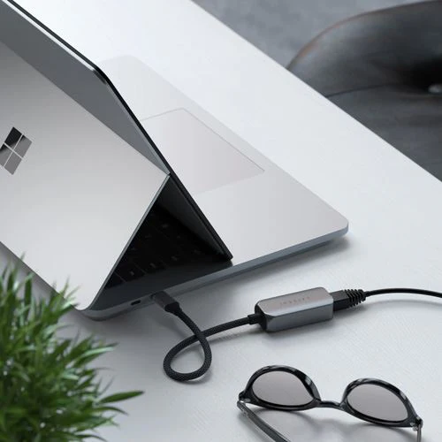 Adaptador Satechi ST-AE25M USB-C para Ethernet RJ45 2.5 Gigabit - Image 9