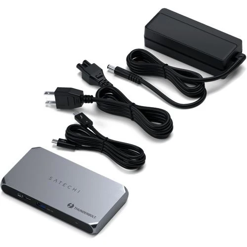 Adaptador Satechi ST-HT4SHM-EU Thunderbolt 4 Slim Hub Pro 5 Portas - Image 5