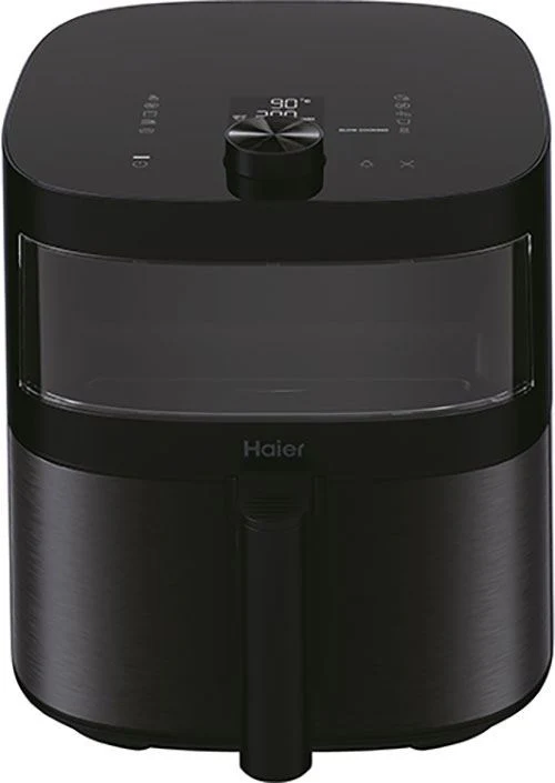 Air Fryer Haier com Janela 7L - Preta - Outlet - Grade A