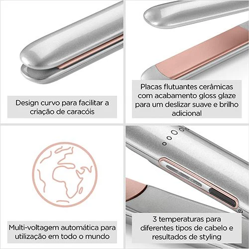 Alisador de Cabelo Babyliss ST260E Smooth Finish 230 - Prateado - Image 3