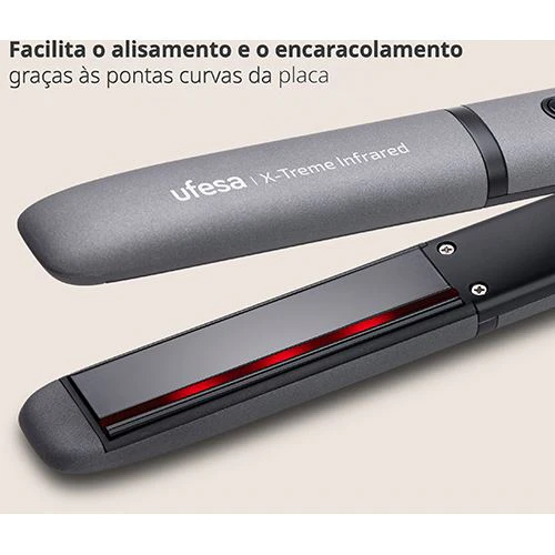 Alisador de Cabelo Ufesa Xtreme Infrared - Cinzento - Image 7