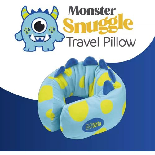 Almofada Viagem para Criança Go Travel Monster Snuggle - Azul - Image 9
