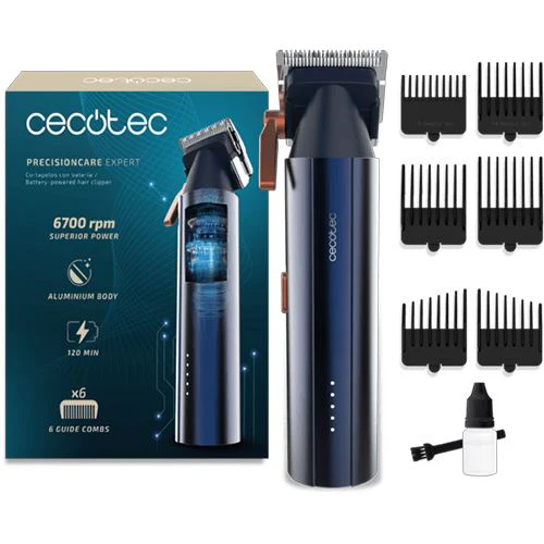Aparador de Cabelo Cecotec PrecisionCare Expert - Azul - Image 2