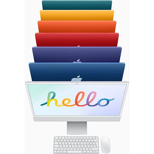 iMac | 24'' | 2021 | M1 | 256GB SSD | GPU 8-core - Prateado - Image 5