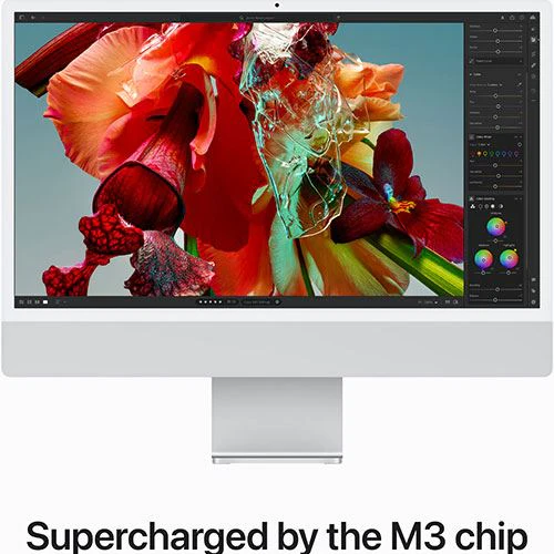 iMac | 24'' | 2023 | M3 | 256GB SSD | GPU 10-Core - Prateado - Image 4