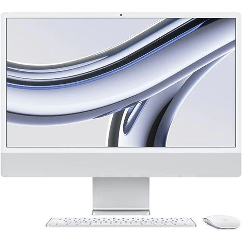 iMac | 24'' | 2023 | M3 | 256GB SSD | GPU 8-core - Prateado