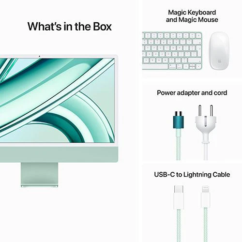 iMac | 24'' | 2023 | M3 | 512GB SSD | GPU 10-Core - Verde - Image 9