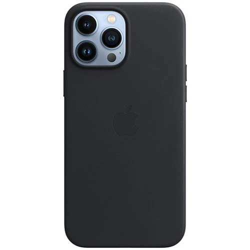 Capa em Pele Apple com Magsafe para Apple iPhone 13 Pro Max - Meia-noite