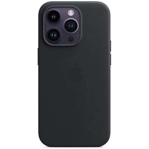 Capa Leather Apple com MagSafe para Apple iPhone 14 Pro - Meia-Noite