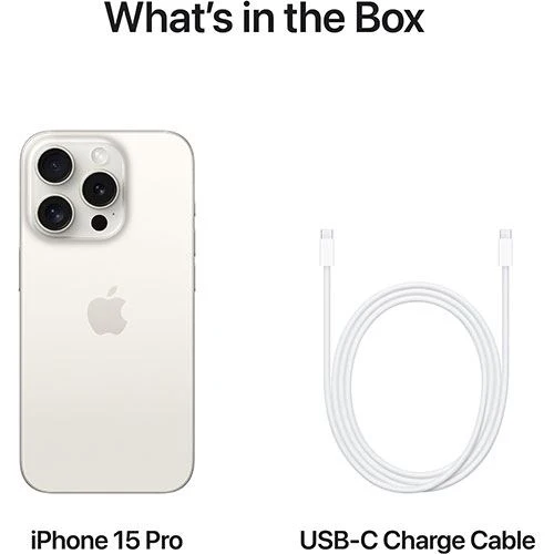 Apple iPhone 15 Pro - 128GB - Titânio Branco - Image 6