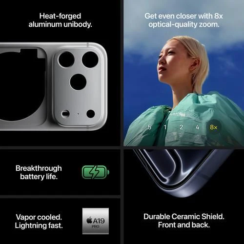 Apple iPhone 17 Pro - 1TB - Prateado - Image 6