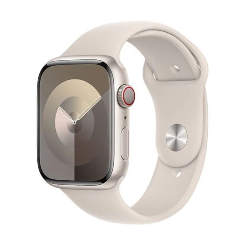 Apple Watch Series 9 GPS 45mm - Cellular - Alumínio Luz das estrelas | Bracelete Desportiva Luz das estrelas - S/M