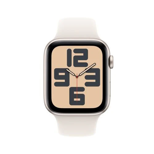 Apple Watch SE 2024 GPS 44mm - Cellular - Alumínio Luz das estrelas | Bracelete Desportiva Luz das estrelas - S/M - Image 2