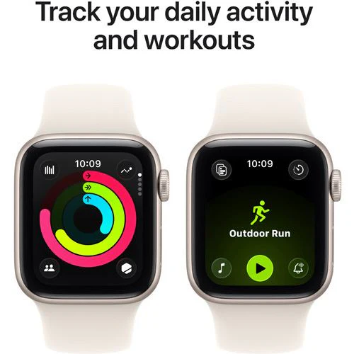Apple Watch SE 3 Cellular - 44mm - Alumínio Luz das estrelas | Sport Band - Luz das estrelas - M/L - Image 6