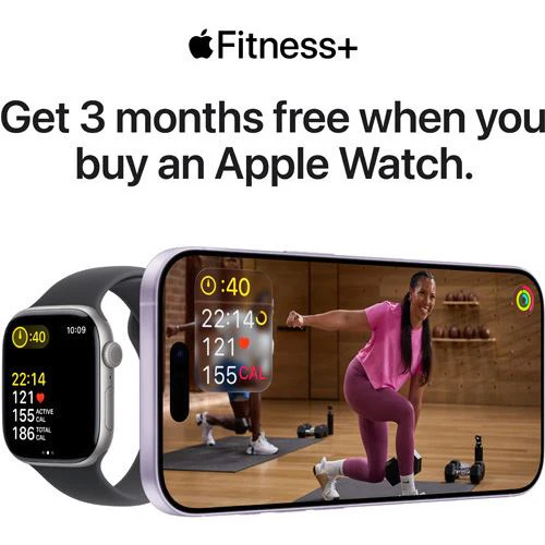 Apple Watch SE 3 Cellular - 44mm - Alumínio Meia-noite | Sport Band - Meia-noite - M/L - Image 9