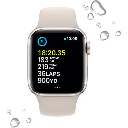 Apple Watch SE GPS 40mm - Cellular - Alumínio Luz das Estrelas | Bracelete Desportiva Luz das Estrelas - Image 3