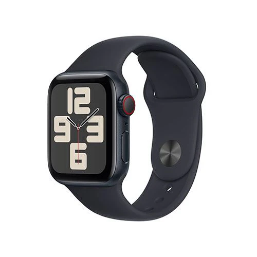 Apple Watch SE GPS 40mm - Cellular - Alumínio Meia-noite | Bracelete Desportiva Meia-noite - M/L
