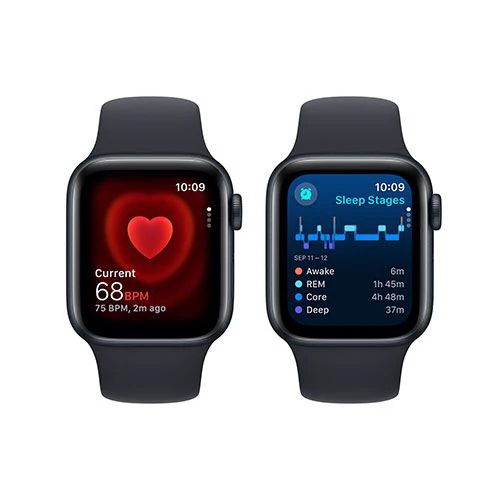 Apple Watch SE GPS 40mm - Alumínio Meia-noite | Bracelete Desportiva Meia-noite - S/M - Image 4
