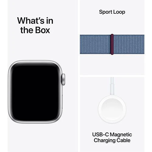 Apple Watch SE GPS 40mm - Alumínio Prateado | Bracelete Loop Azul - Image 6