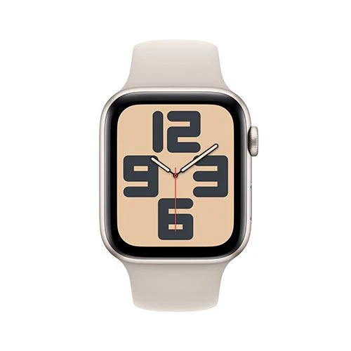 Apple Watch SE GPS 44mm - Cellular - Alumínio Luz das estrelas | Bracelete Desportiva Luz das estrelas - M/L - Image 2
