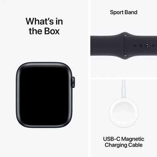 Apple Watch SE GPS 44mm - Alumínio Meia-noite | Bracelete Desportiva Meia-noite - M/L - Image 6
