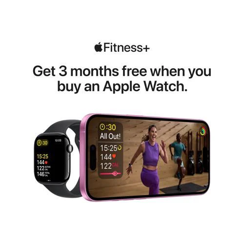 Apple Watch Series 10 GPS 42mm - Cellular - Titânio Dourado | Bracelete Desportiva Luz das Estrelas - S/M - Image 10