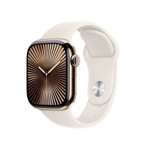 Apple Watch Series 10 GPS 42mm - Cellular - Titânio Dourado | Bracelete não incluída - Recondicionado - REtech - Grade A