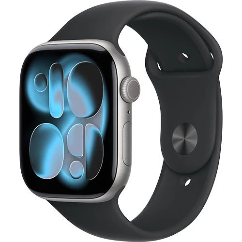 Apple Watch Series 11 Cellular - 46mm - Space Grey Aluminium Case | Sport Band - Preto - S/M
