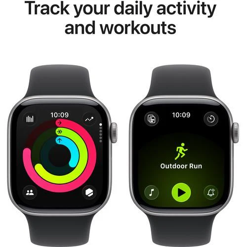 Apple Watch Series 11 GPS - 42mm - Space Grey Aluminium Case | Sport Band - Preto - M/L - Image 4