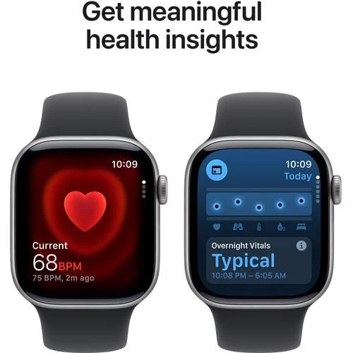 Apple Watch Series 11 GPS - 42mm - Space Grey Aluminium Case | Sport Band - Preto - M/L - Image 5