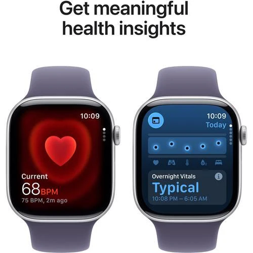 Apple Watch Series 11 GPS - 46mm - Alumínio Prateado | Sport Band - Roxo névoa - S/M - Image 5