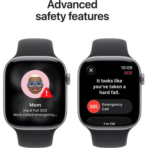 Apple Watch Series 11 GPS - 46mm - Space Grey Aluminium Case | Sport Band - Preto - M/L - Image 6