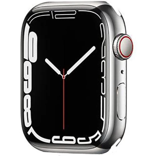 Apple Watch Series 7 45mm - Cellular - Aço Inoxidável Prateada - Recondicionado - REtech - Grade B