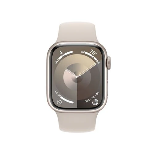 Apple Watch Series 9 GPS 41mm - Cellular - Alumínio Luz das estrelas | Bracelete Desportiva Luz das estrelas - M/L - Image 2