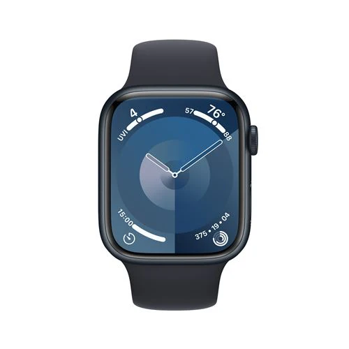 Apple Watch Series 9 GPS 45mm - Cellular - Alumínio Meia-noite | Bracelete Desportiva Meia-noite - S/M - Image 2