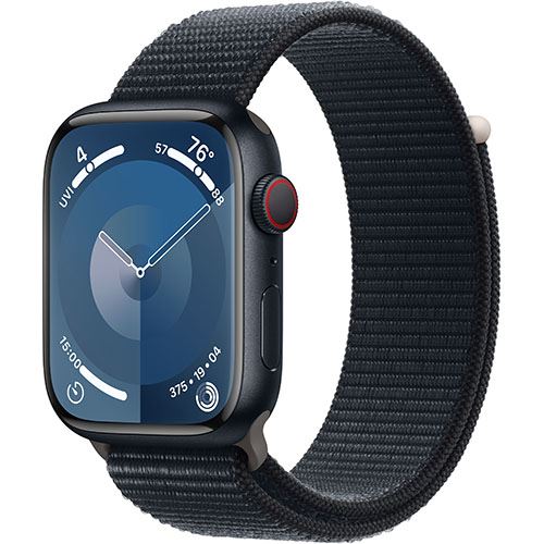 Apple Watch Series 9 GPS 45mm - Cellular - Alumínio Meia-Noite | Bracelete Loop Meia-Noite