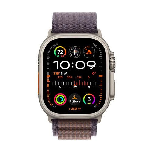 Apple Watch Ultra 2 GPS 49mm - Cellular - Titânio | Bracelete Loop Alpine - Índigo - L - Image 2