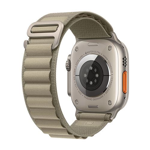 Apple Watch Ultra 2 GPS 49mm - Cellular - Titânio | Bracelete Loop Alpine - Azeitona - S - Image 3