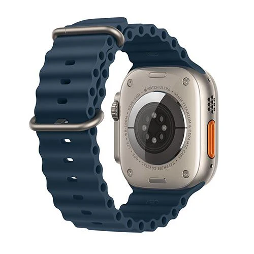 Apple Watch Ultra 2 GPS 49mm - Cellular - Titânio | Bracelete Ocean Band - Azul - Image 3