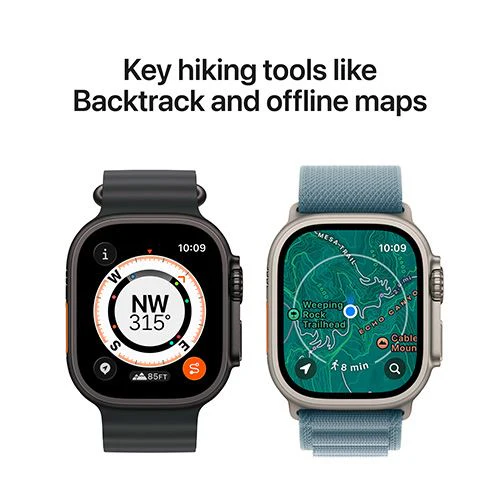 Apple Watch Ultra 3 Cellular - 49mm - Titânio natural | Loop - Azul/azul-vivo - S/M - Image 6