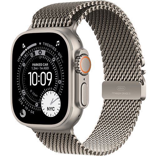 Apple Watch Ultra 3 Cellular - 49mm - Titânio natural | Loop - Natural - L