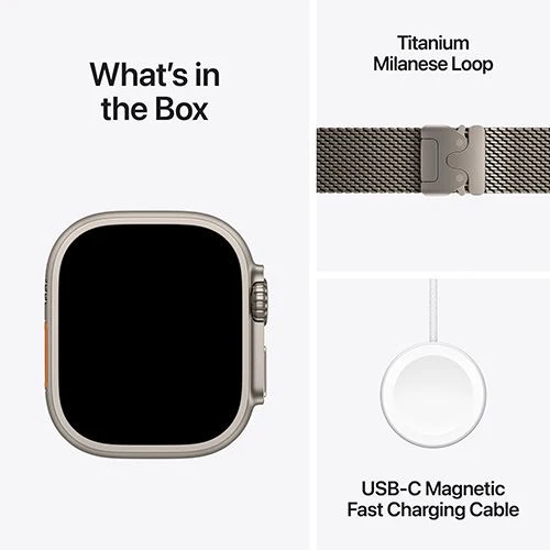 Apple Watch Ultra 3 Cellular - 49mm - Titânio natural | Loop - Natural - L - Image 8
