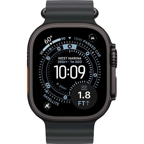 Apple Watch Ultra 3 Cellular - 49mm - Titânio preto | Band - Preto - Image 2